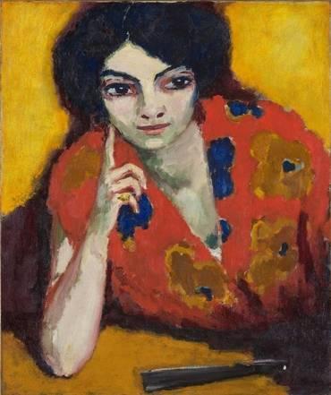Kees Van Dongen – peintre français (1877-1968) – Eléments biographiques et quelques oeuvres 1910-le-doigt-sur-la-joue.1299552282.JPG