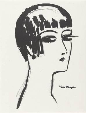 Kees Van Dongen – peintre français (1877-1968) – Eléments biographiques et quelques oeuvres 1926-les-cheveux-courts-litho.1299551332.jpg