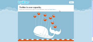 Twitter isover capacity Twitter isover capacity