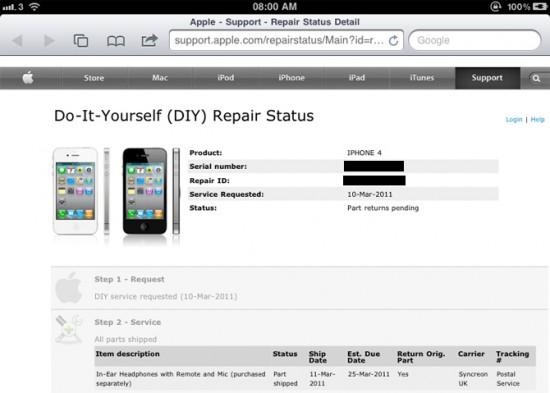 iphone4repair L’iPhone 4 Blanc trés bientot sur l’Apple Store ?