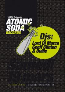 Atomic Soda Record @ la Fée verte