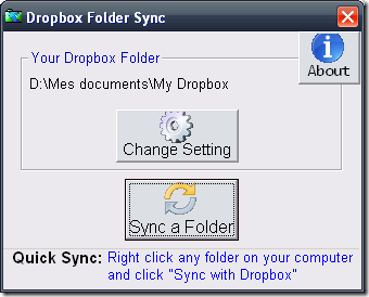 image thumb16 DropBox Folder Sync synchronise vos répertoires Windows