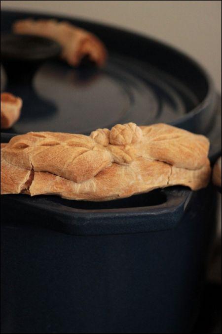 Cocotte luttée gros plan Cocotte luttée gros plan