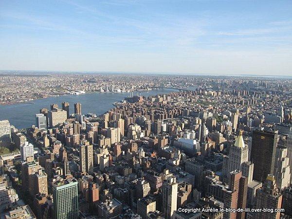 NY Empire state building 6 du haut de jour brooklyn