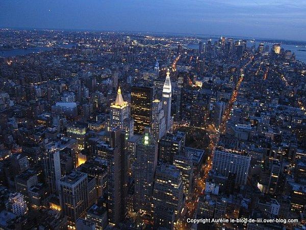 NY Empire state building 20 manhattan de nuit