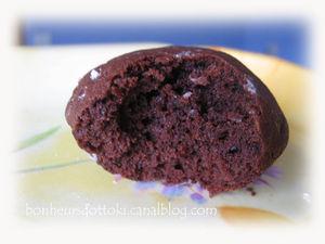 Petits moelleux au chocolat Dedans
