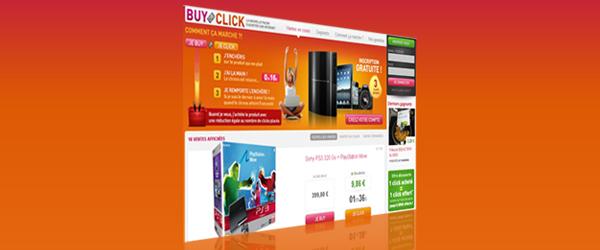 Enchères au centime sur BuyOrClick.com Enchères au centime sur BuyOrClick.com