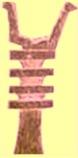 Le djed ou arbre-pilier de Denderah.