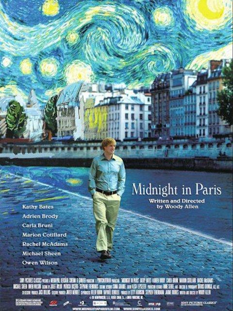 Minuit à Paris ... La première affiche du prochain Woody Allen Minuit à Paris ... La première affiche du prochain Woody Allen