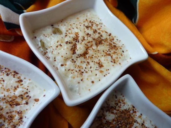 Riz au lait, raisins au rhum et noisettes - 4 Riz au lait, noisettes et raisins marinés dans le rhum