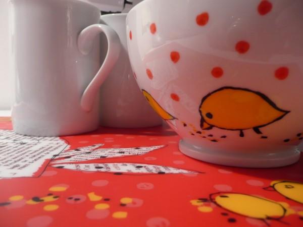 peinture sur bol poussins peinture sur bol poussins