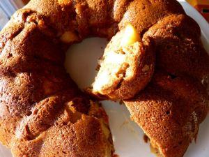 Gâteau au chocolat noisettes, pommes, banane - 4 Gâteau au chocolat noisettes, pommes, banane