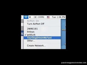 Quel nom porte votre réseau wifi ? #humour