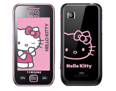 Le téléphone Samsung Wave 575 en version hello Kitty