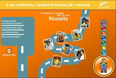 constructions. capture d'écran de la campagne de l'usirf à destination des jeunes