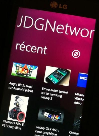 jdg windows phone 711 La mise à jour NoDo pour Windows Phone 7 en cours de déploiement