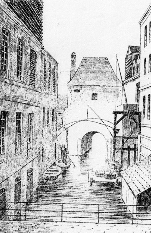 Les petits canaux lillois du 19ème siècle. Les petits canaux lillois du 19ème siècle.