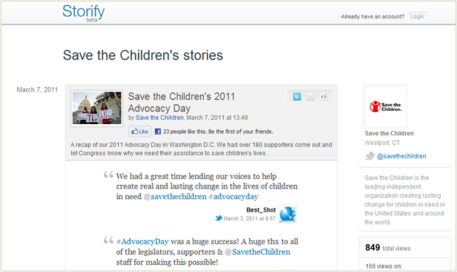 Storify Quelles tendances pour la veille en 2011 ?