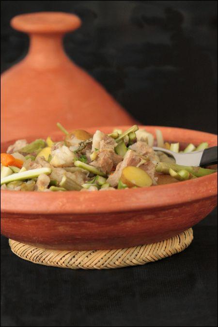 Tajine asperges fenouil coriandre