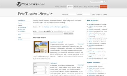 worpress01 Top 10 Atelier Du Net : 10 sites avec les plus beaux thèmes Wordpress gratuits