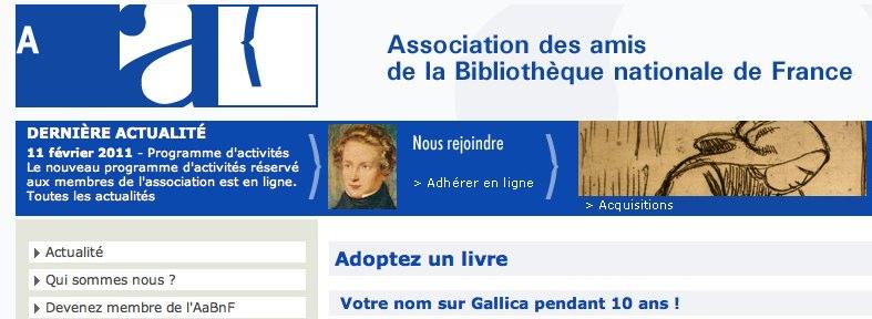 Gallica : adoptez un livre et soutenez sa numérisation