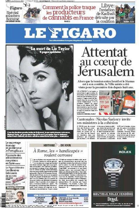 Mort d'Elizabeth Taylor ... Hommage unanime de la presse française (PHOTOS)