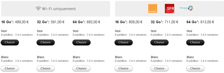 L’iPad 2 disponible ! L’iPad 2 disponible !