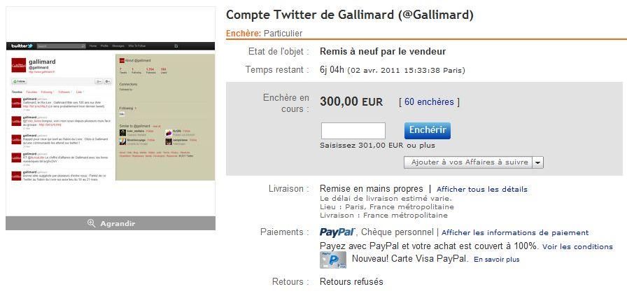 Affaire du compte Twitter non officiel de Gallimard. Vers un accord amiable ?