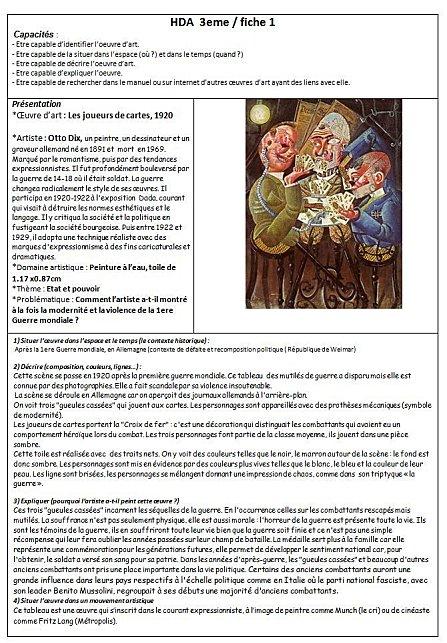 HDA : Otto Dix, les joueurs de cartes hda1.JPG