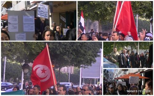 Tunis, Tunisie, Greves, manifestation, révolution