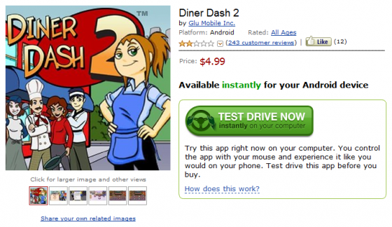 amazon-appstore-test-drive-now amazon appstore test drive now 560x324 Amazon AppStore permet de tester pendant 30 minutes une application