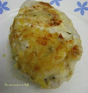 Escalope de dinde panée