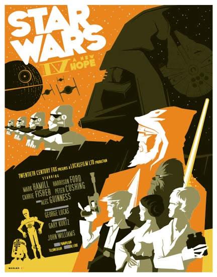 Tom Whalen starwars 3 Les meilleurs posters FanArts StarWars