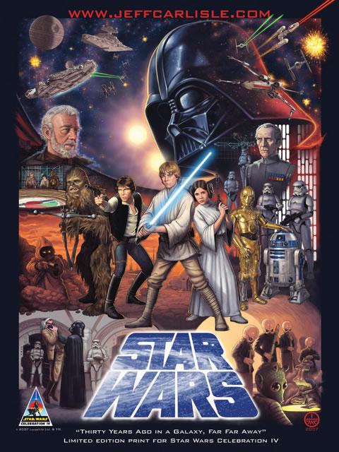 Jeff Carlisle starwars 2 Les meilleurs posters FanArts StarWars