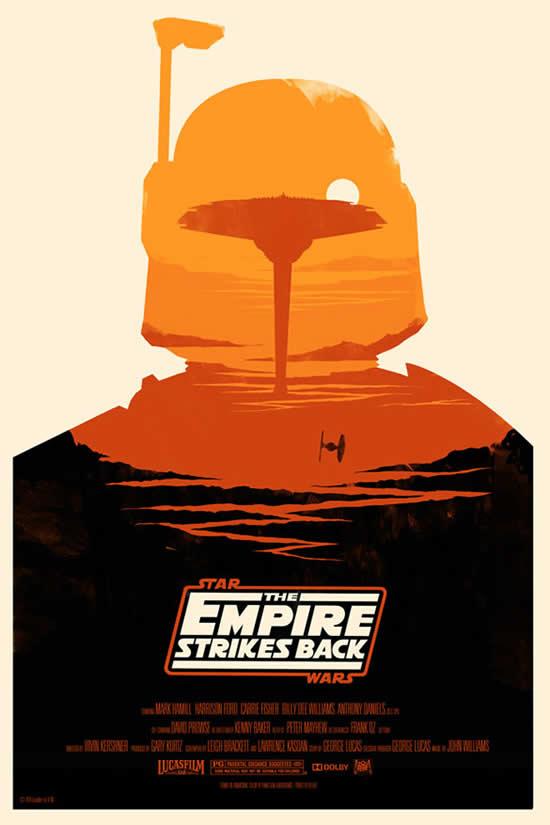 Olly Moss – Starwars Trilogy (2) Les meilleurs posters FanArts StarWars