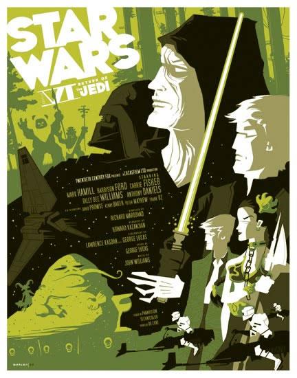 Tom Whalen starwars Les meilleurs posters FanArts StarWars