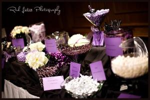 Deco de mariage violette