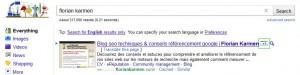 recherche google+1 Floriankarmen2 300x75 Google +1 : La recherche devient (toujours plus) sociale