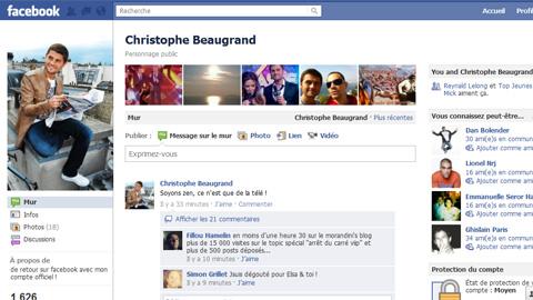 Fin de l'émission Carré ViiiP ... réaction de Christophe Beaugrand sur Facebook