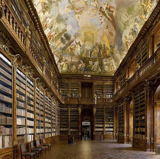 40 gigapixels pour la bibliothèque du couvent de Strahov à Prague