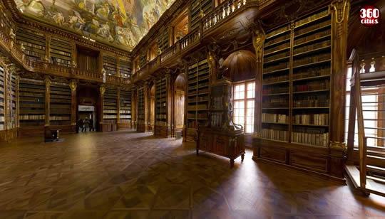 40 gigapixels pour la bibliothèque du couvent de Strahov à Prague
