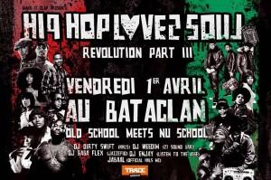 Hip Hop Loves Soul ce vendredi 1er avril au Bataclan