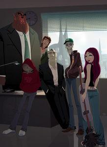 Zombillénium t1, Arthur de Pins Zombillenium_Casting_Aout2010