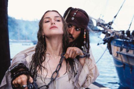 Keira Knightley et Johnny Depp