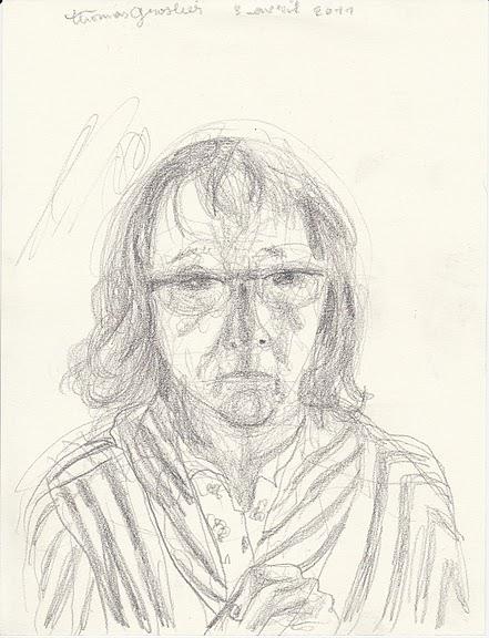 Portrait de l'artiste en robe de chambre