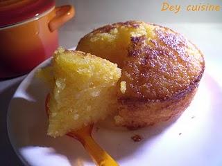 Minis cakes cocottes de polenta à l'orange Minis cakes cocottes de polenta à l'orange