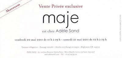 Ventes privées... le retour !