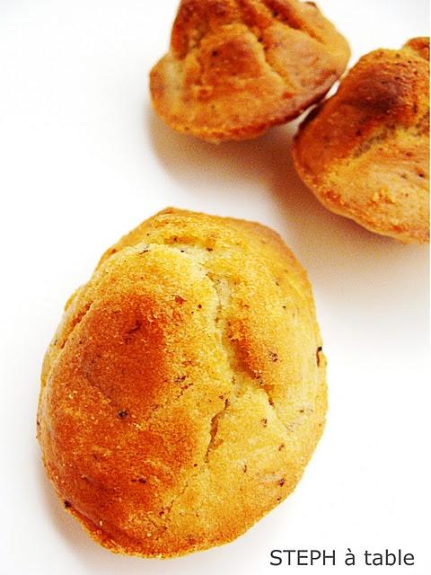 Mini madeleines aux truffes