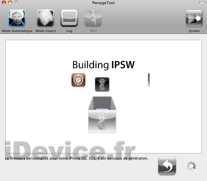 PwnageTool4.1-6 Tuto – Jailbreak untethered iOS 4.3.1 avec PwnageTool 4.3