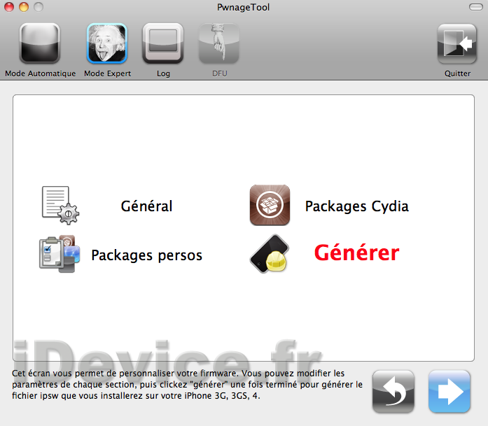 PwnageTool4.1-8 Tuto – Jailbreak untethered iOS 4.3.1 avec PwnageTool 4.3